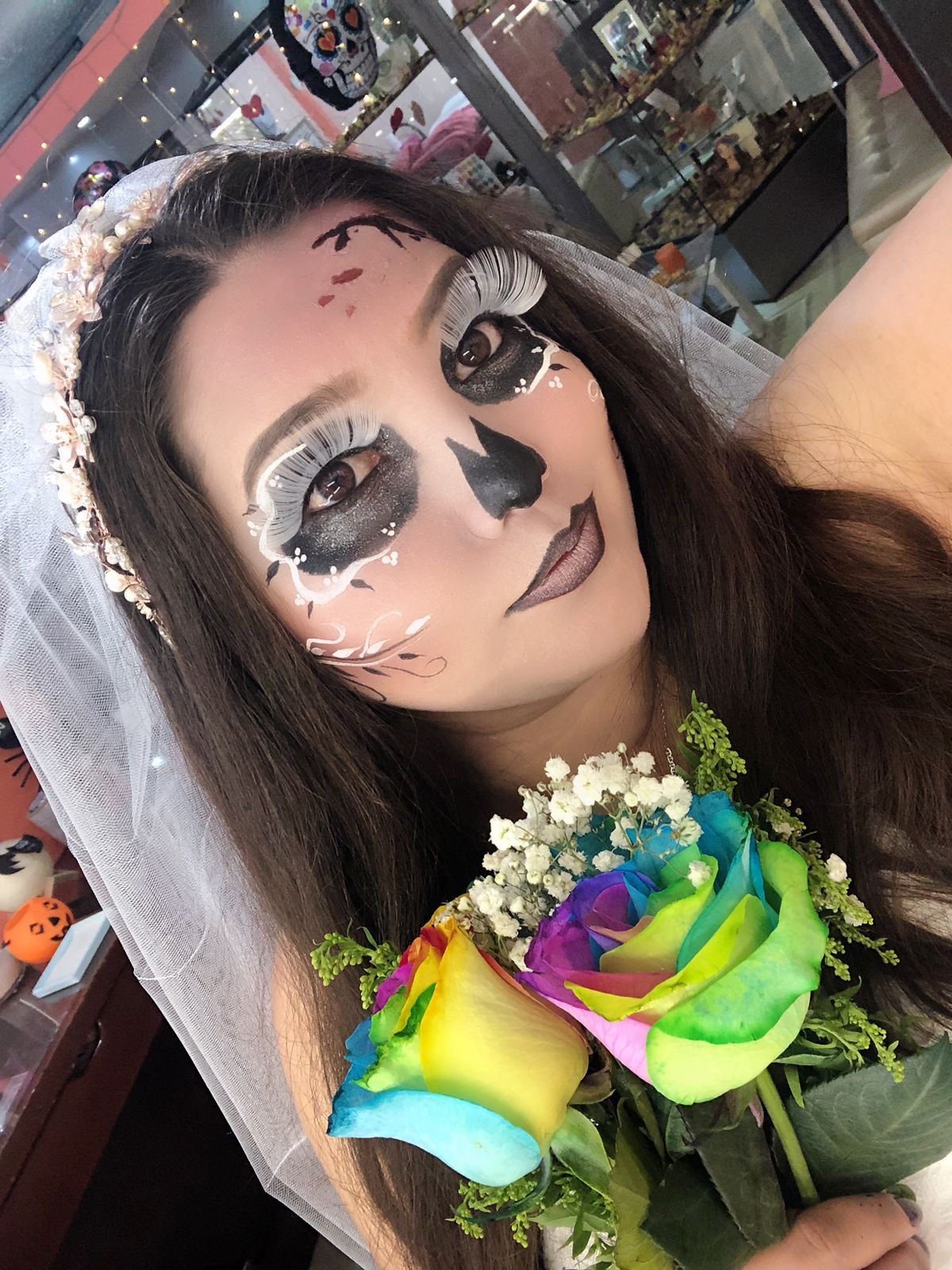 Maquillaje Glam Nocturno antes del servicio